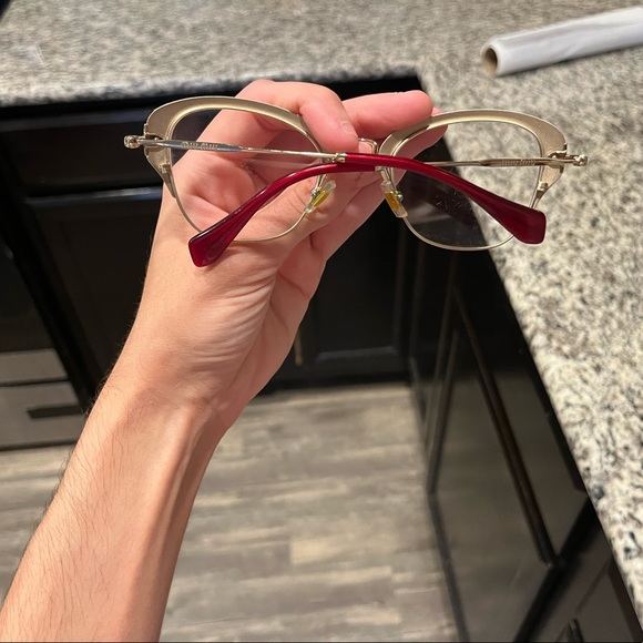 Cat eye glasses no outter box  just case miu miu - Picture 13 of 14